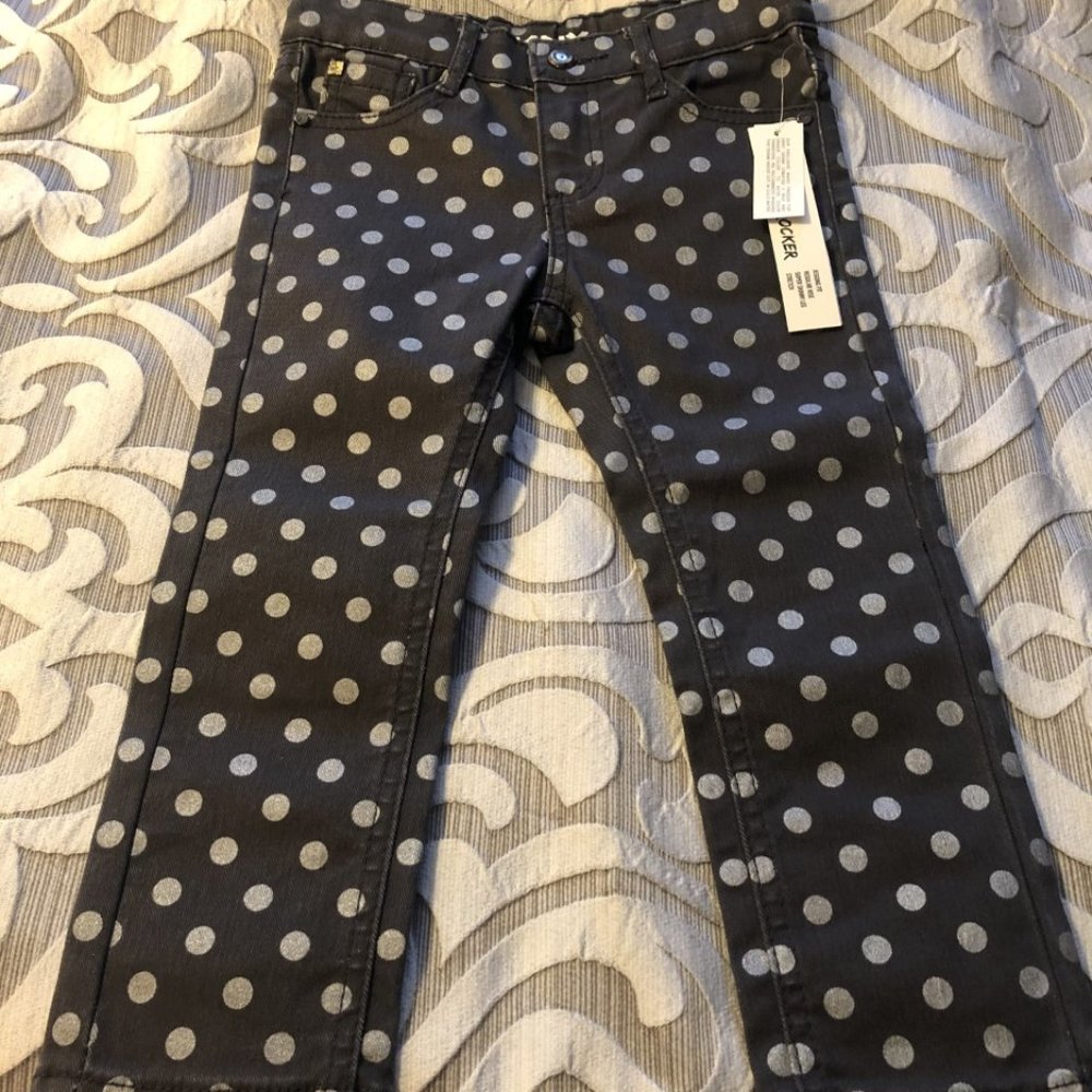 Girls DKNY Jeans Capri Pants Rocker Size 6 NWT